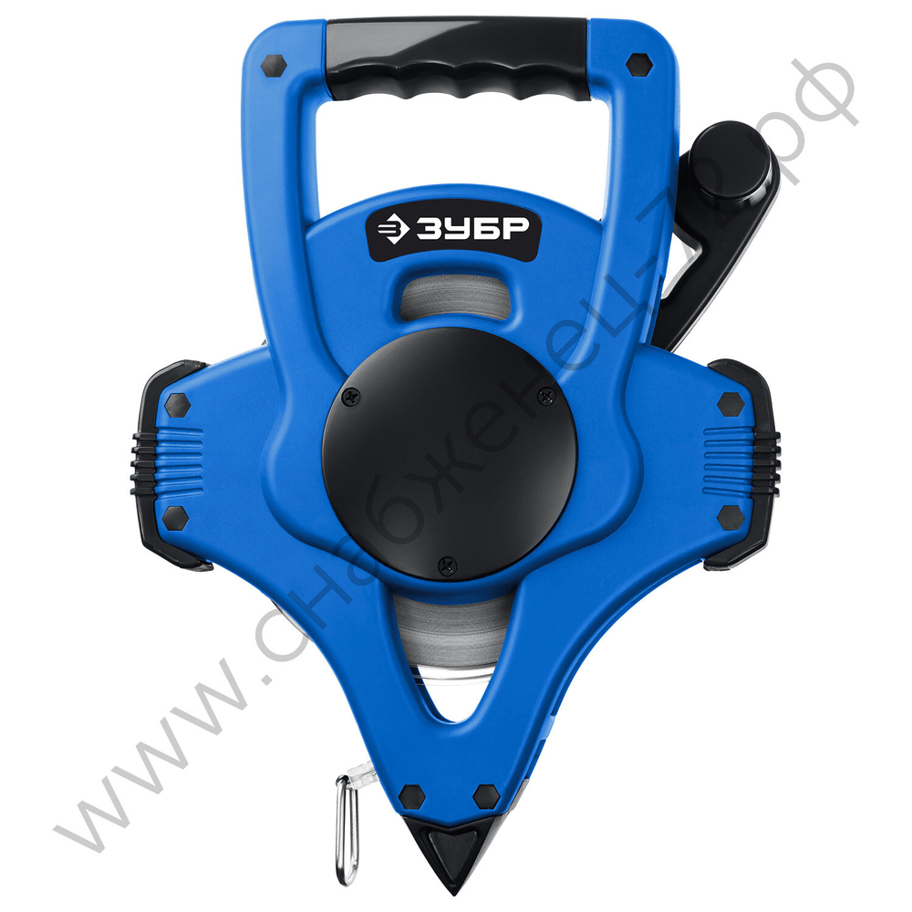 ЗУБР 50 м, геодезическая стальная мерная лента, Профессионал (34170-50)