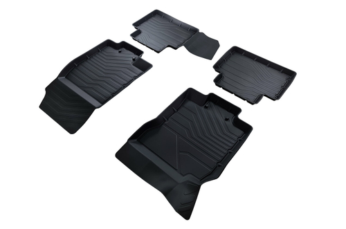 Коврики резиновые в салон 3D LUX для Nissan X-Trail III (2015-) SRTK.3D.NS.X.TR.15G.02X62