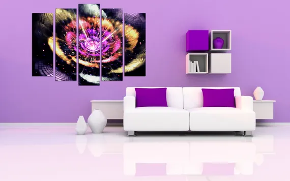 Модульная картина "Космический вихрь"