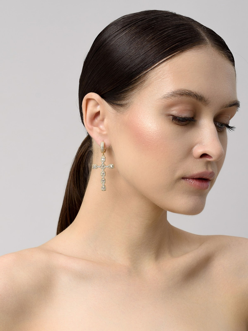 Серьги "Winter Magic" Gold