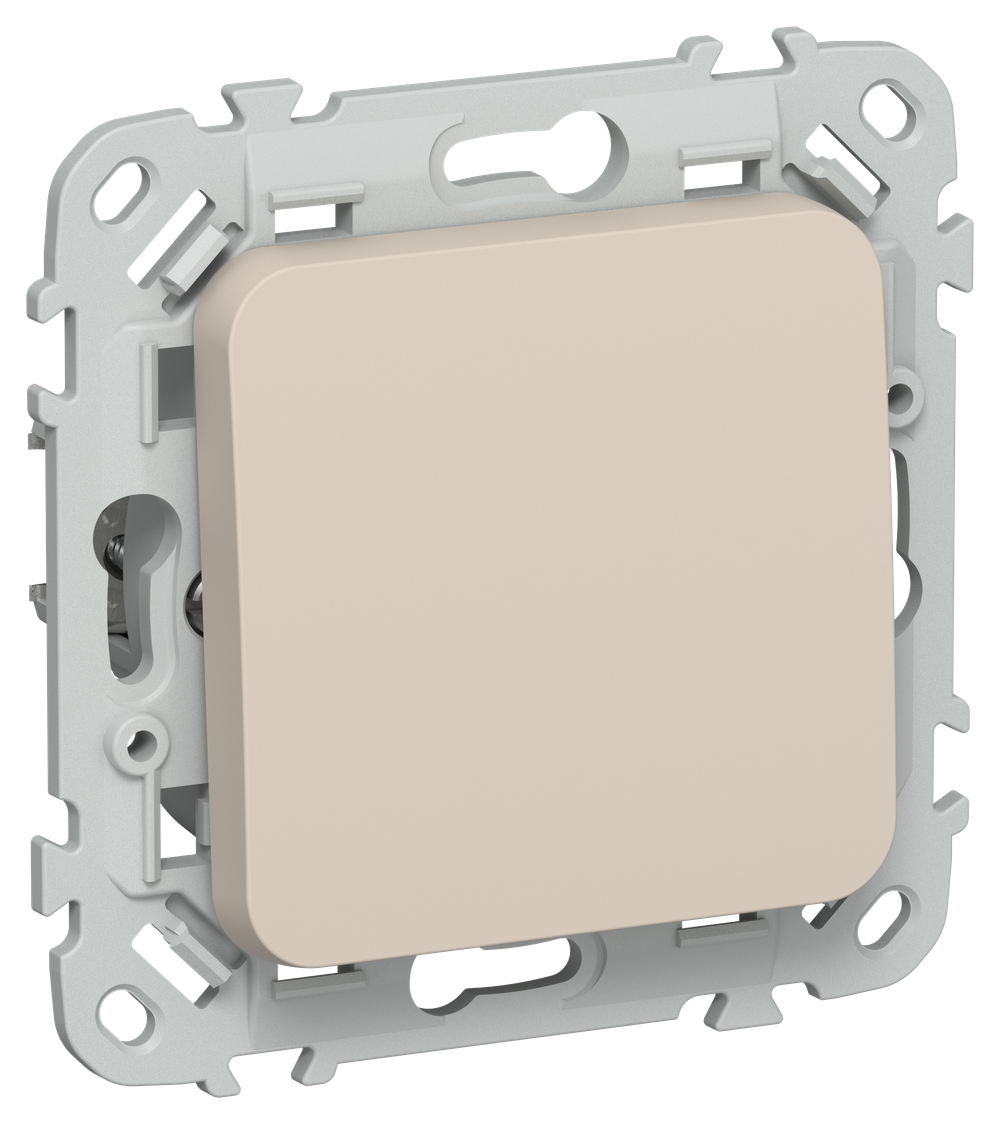 FLITE Выключатель 1-клавишный 10А ВС11-1-0-ФлЛ льняной IEK