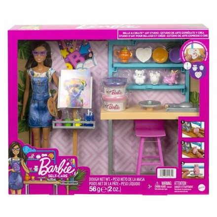 Кукла Mattel Barbie Творческая студия, с аксессуарами, HCM85