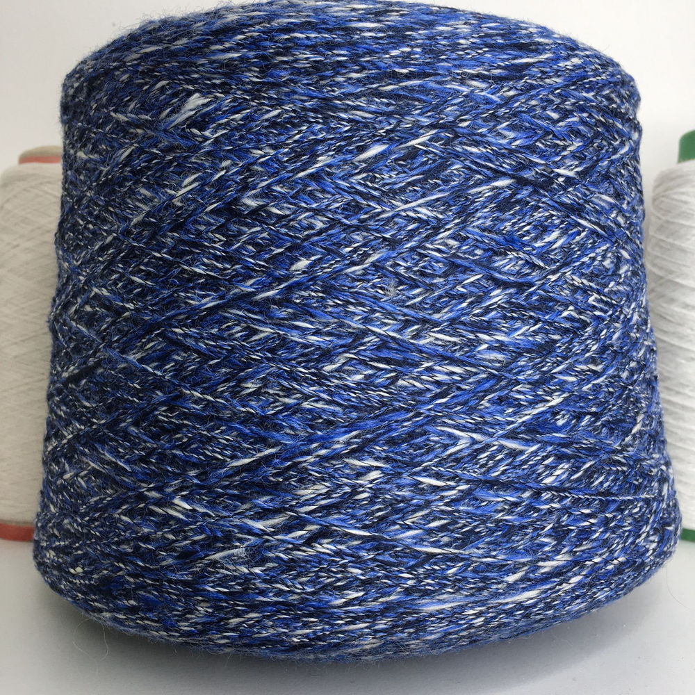 IRISH TWEED - Filpucci; 40% меринос, 25% альпака, 30% п/а, 5% п/л; 290м/100гр; твид; col.1407 сине-белый меланж