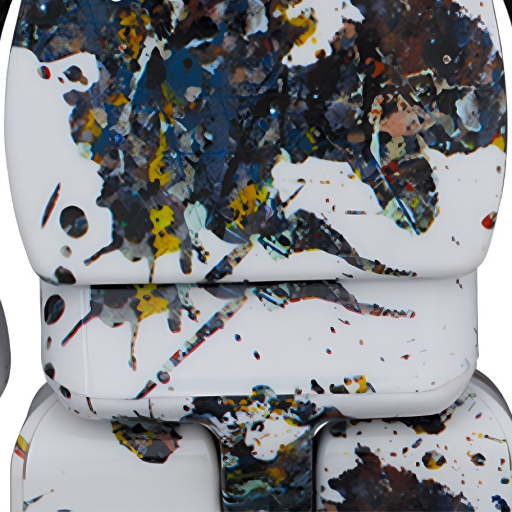 Дизайнерские игрушки BE@RBRICK 1000%400%100% Jackson Pollock Jackson Pollock SPLASH 3 7cm,28cm,70cm, 4530956490878