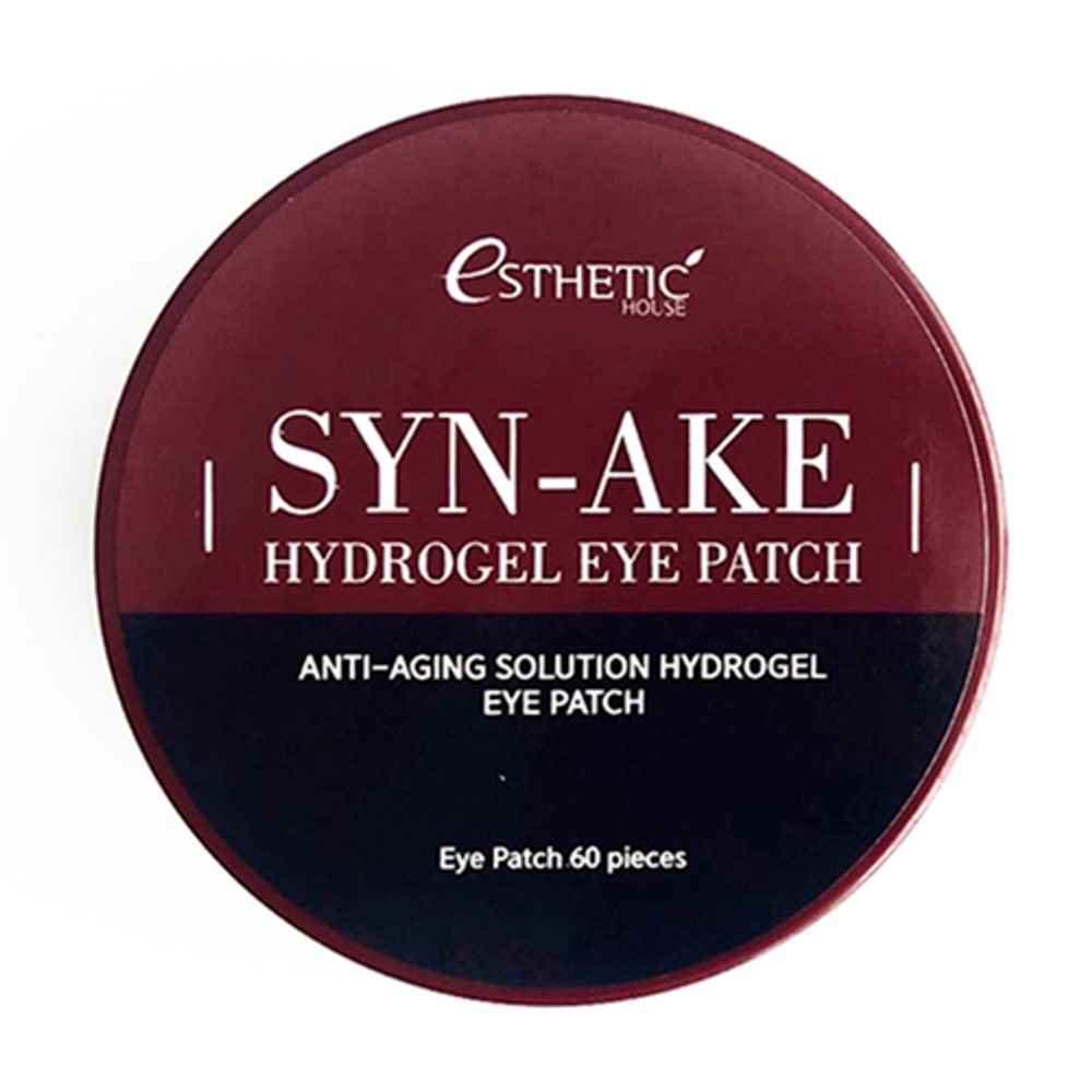 Патчи гидрогелевые со змеиным пептидом - Esthetic House Syn-ake hydrogel eye patch, 60 шт