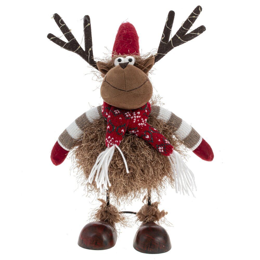 GAEM Игрушка набивная с подсветкой "Олень" (CR2032x2), L26 W15 H46/31 см