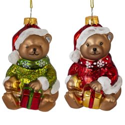 GAEM Украшение новогоднее "Медвежонок", L6,5 W7 H11 см, 2в.