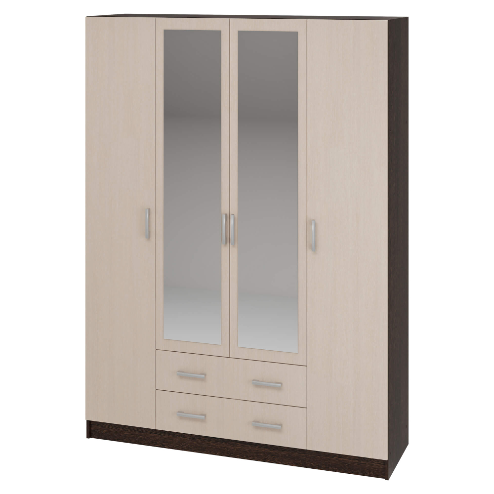 Квадро (Тащи в дом) Шкаф четырехдверный