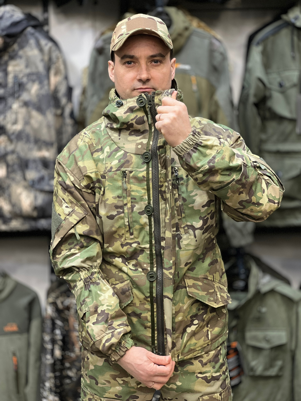 Костюм Горка 6М "Мультикам" с флисом, Рип-стоп (Беларусь)