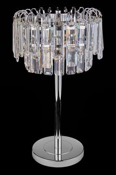 Настольная лампа 3*Е14 LE9017/1T CH хром Catherine Leon