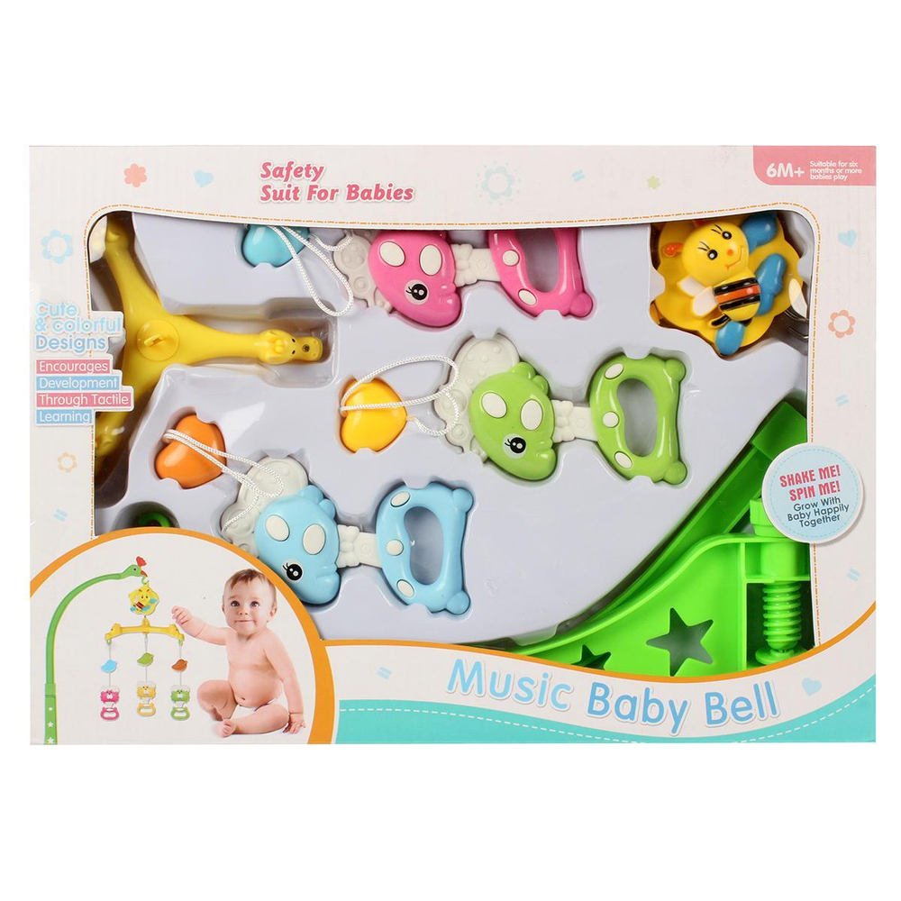 Мобиль заводной Жирафы, коробка 2216