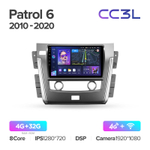 Teyes CC3L 10,2"для Nissan Patrol 2010-2020