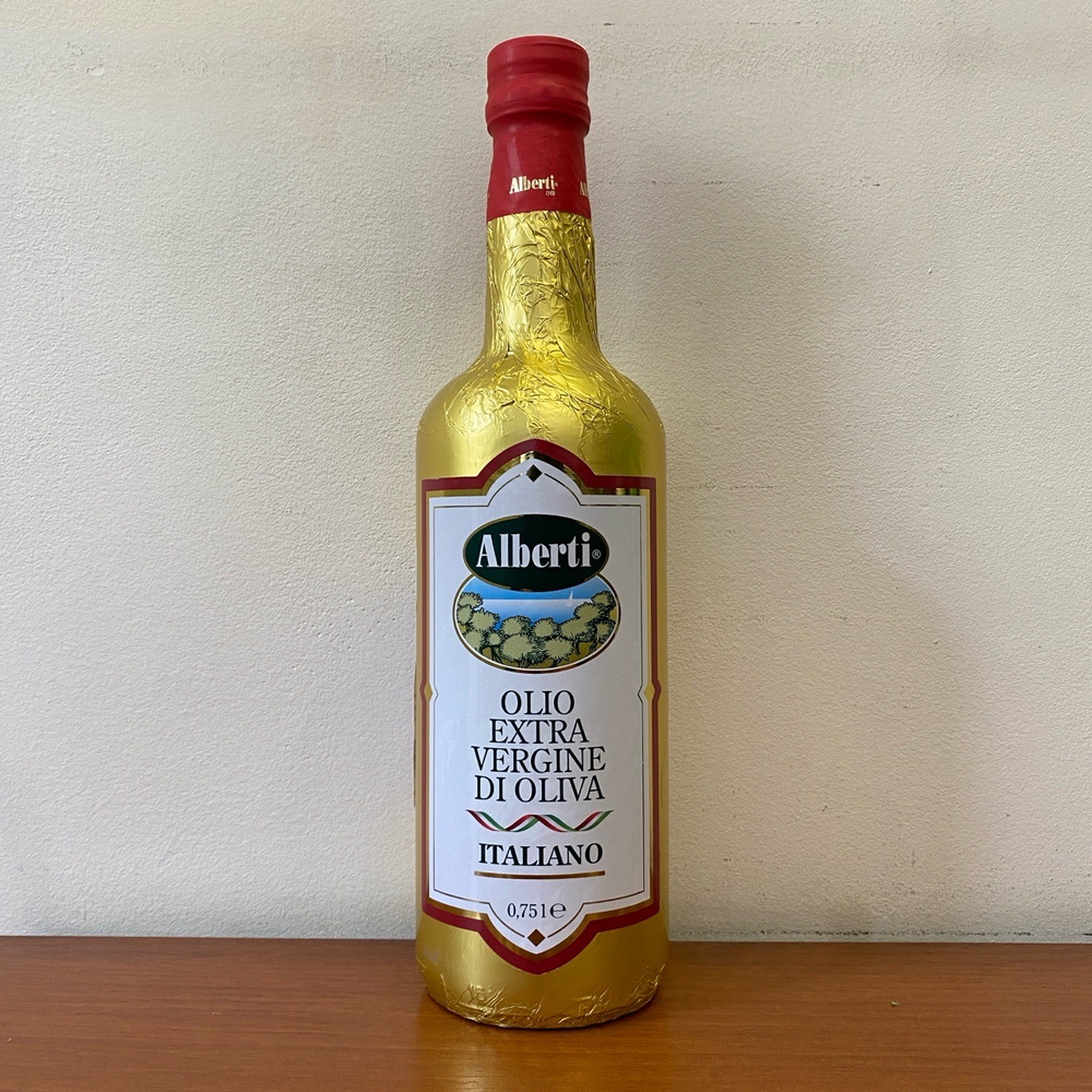 Оливковое масло Albеrti Extra Virgin 0,75 литра в жестяной банке-канистре, Италия