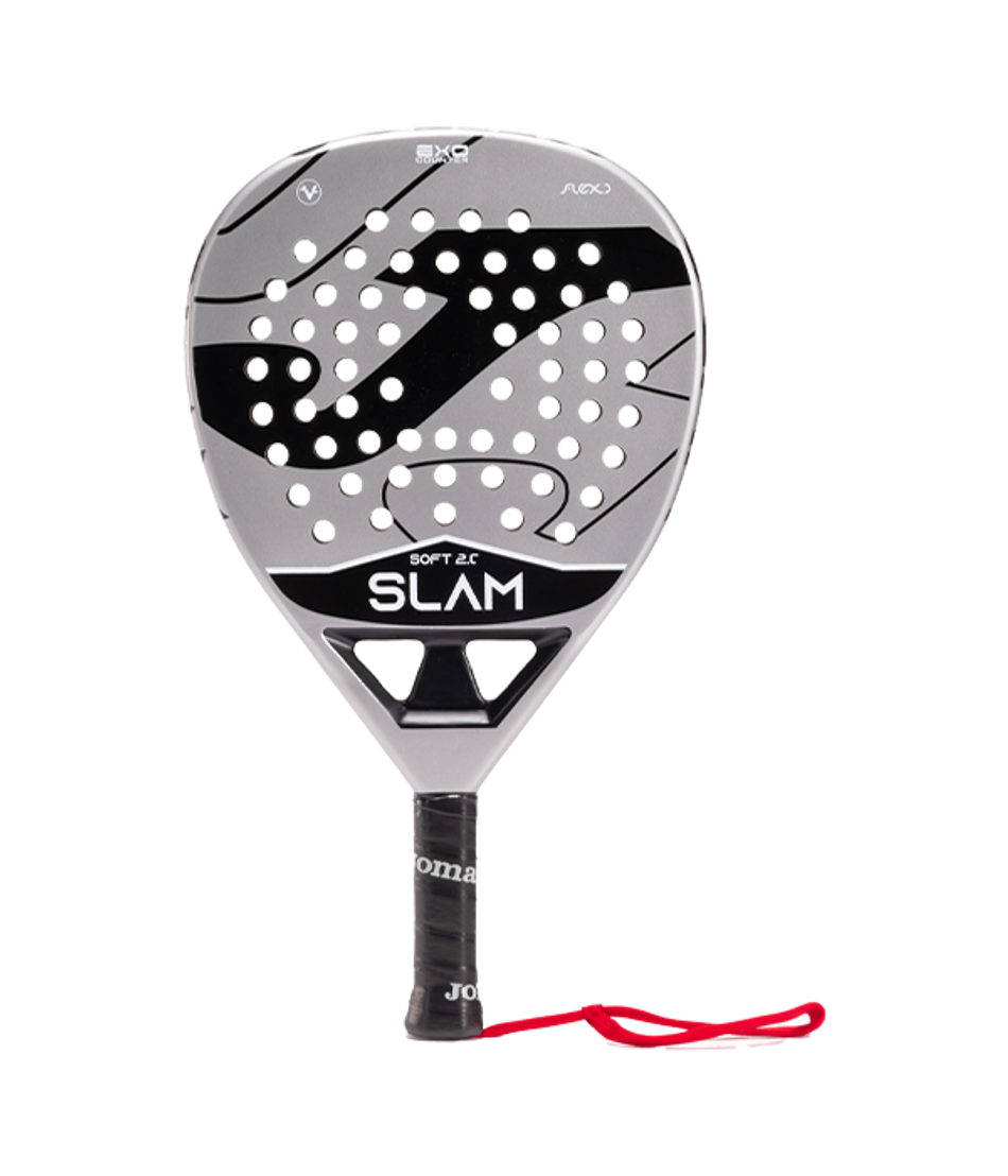 Ракетка Joma Slam Soft Grey-Black 2025 — лёгкость и комфорт в игре