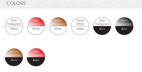 Стул пластиковый Mone черный, прозрачный