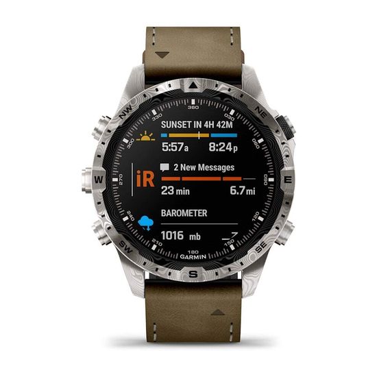 Умные часы Garmin MARQ Adventurer (Gen 2) - Damascus Steel Edition
