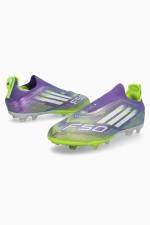 Бутсы adidas F50 Elite LL FG Junior - фиолетовый