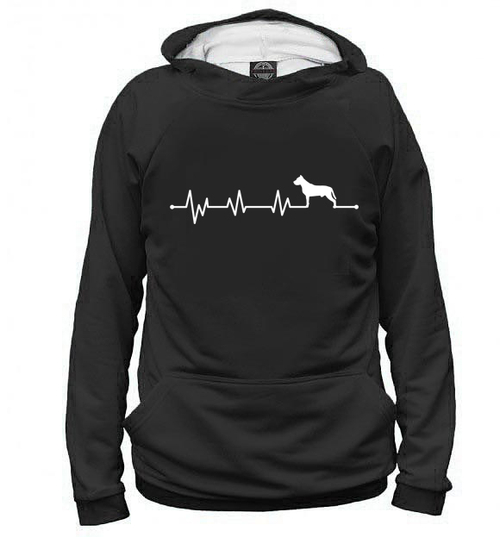 Толстовка "Стафф - сердечный ритм"