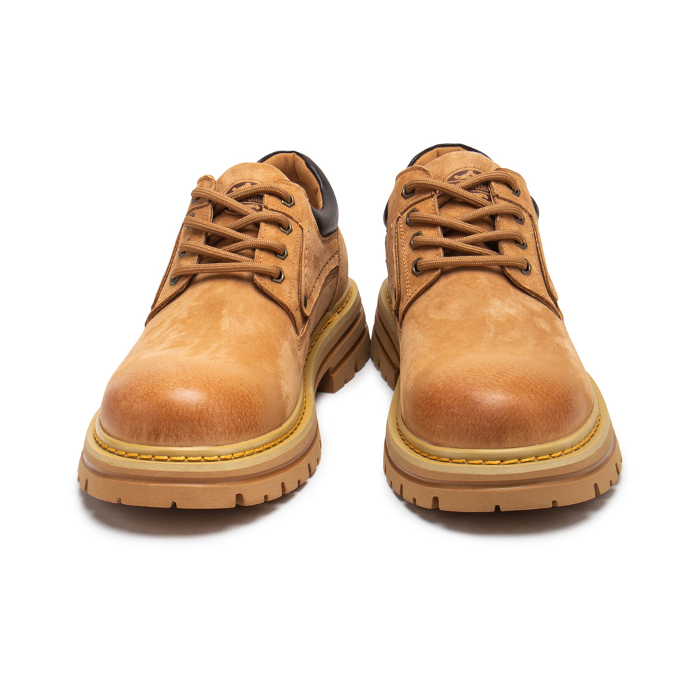 Meixi Top Grain Pig Leather Work Boots Men"s