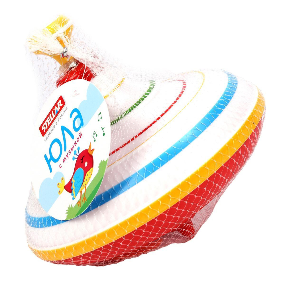 Юла большая с музыкой 16см (Стеллар)