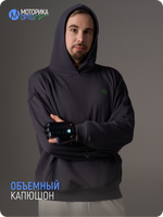 Худи с капюшоном мужская ТР, серый