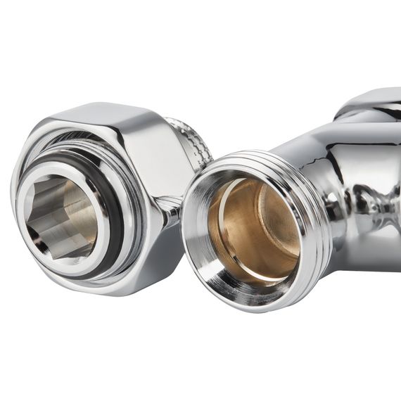 Набор термостатический для радиатора осевой Royal Thermo Design Pro 15 мм М30х1,5 (Хром) купить в Москве и Московской области по низкой цене с доставкой по России — (4) Набор термостатический для радиатора осевой Royal Thermo Design Pro 15 мм М30х1,5 (Хром) — (4)