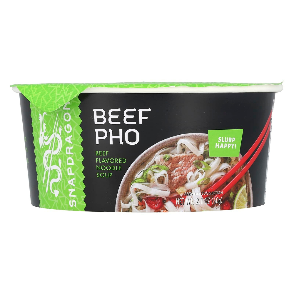 Snapdragon Foods, Говядина фо, 60 г (2,1 унции)