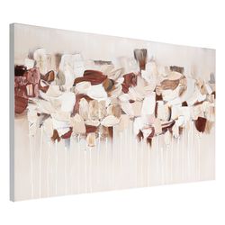 Панно декоративное Fleur, 70х120 см, бежевое