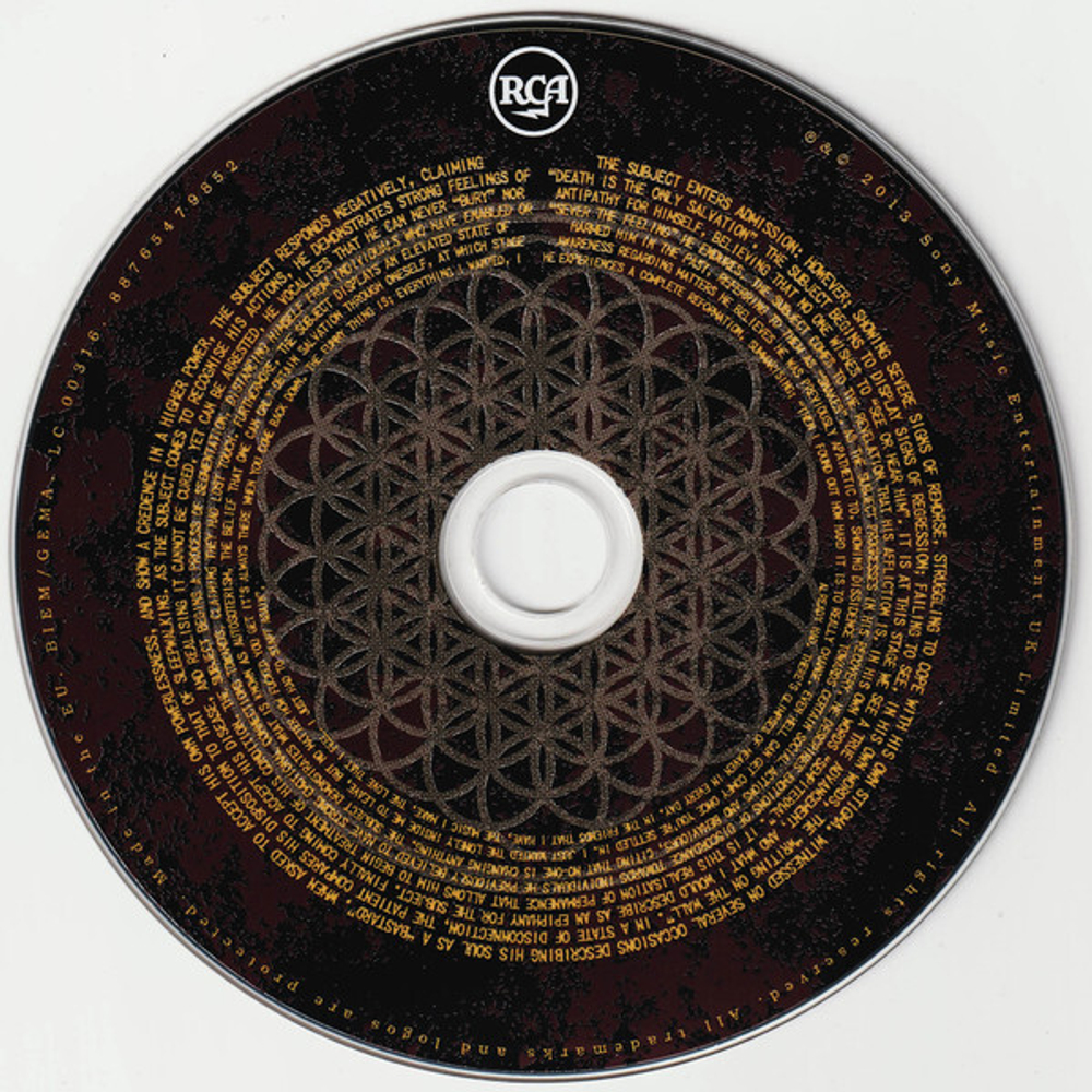 CD Bring Me The Horizon - Sempiternal (Европа 2013г.)