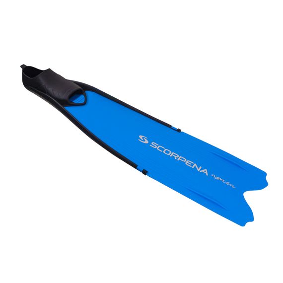 Ласты Scorpena F1 Apnea Soft синии с черными калошами