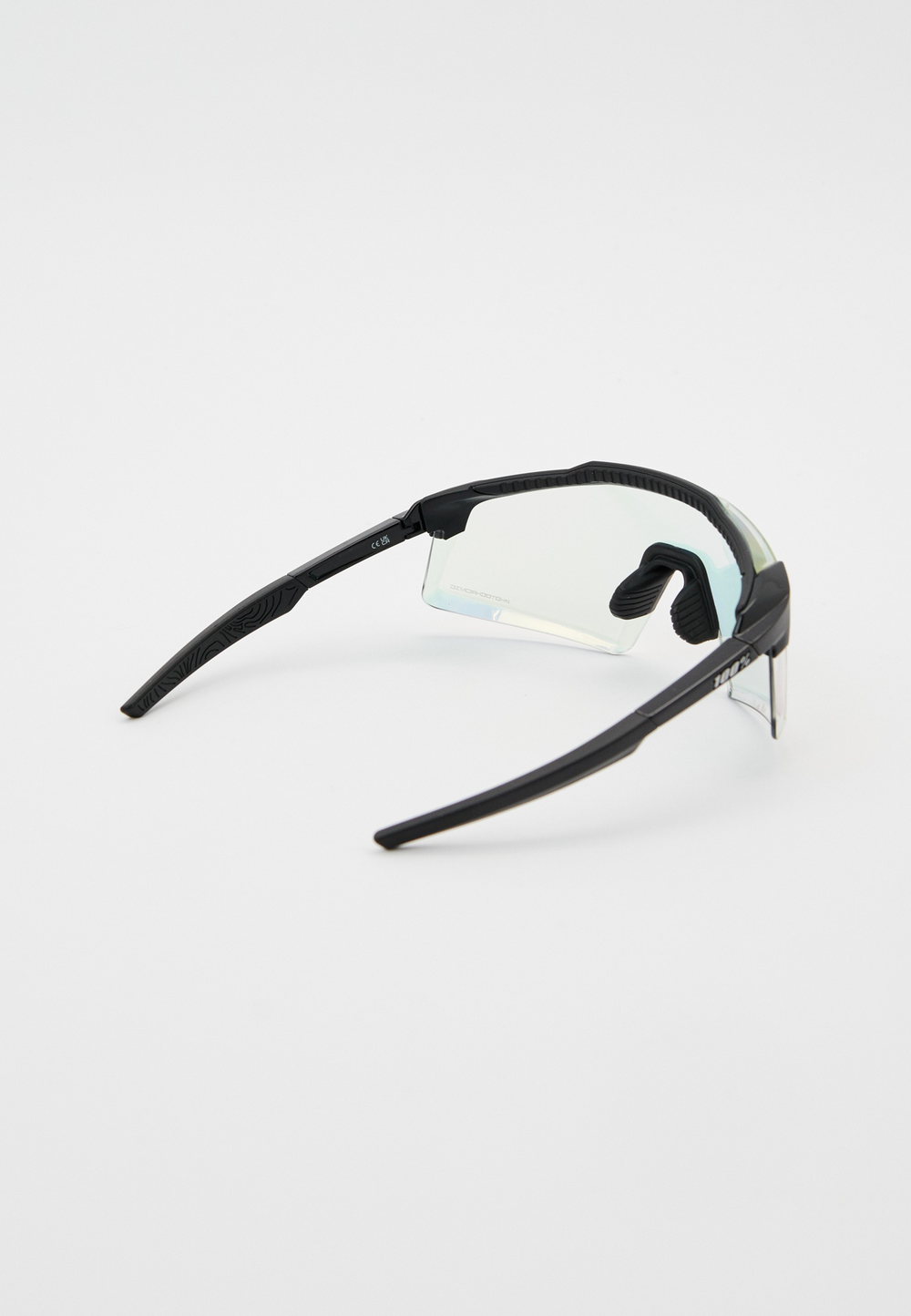 Спортивные очки 100% AEROCRAFT Gloss Black - Purple Mirror Photochromic Lens