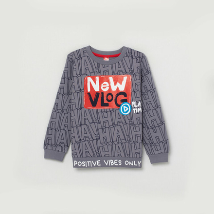 Джемпер модель "свитшот" для мальчика