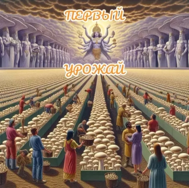 Первый урожай на ферме Эго-Фарм