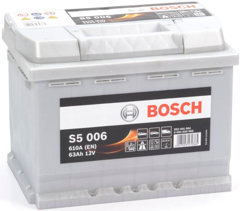 BOSCH S5 6CT- 63 аккумулятор