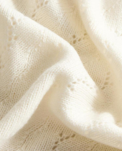 ZARA HOME ДЕТСКИЙ ПЛЕД ИЗ КАШЕМИРА, ЭКРЮ