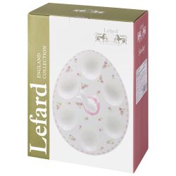 БЛЮДО ДЛЯ 6 ЯИЦ LEFARD "SUNDAY" 25,5*20*2 СМ