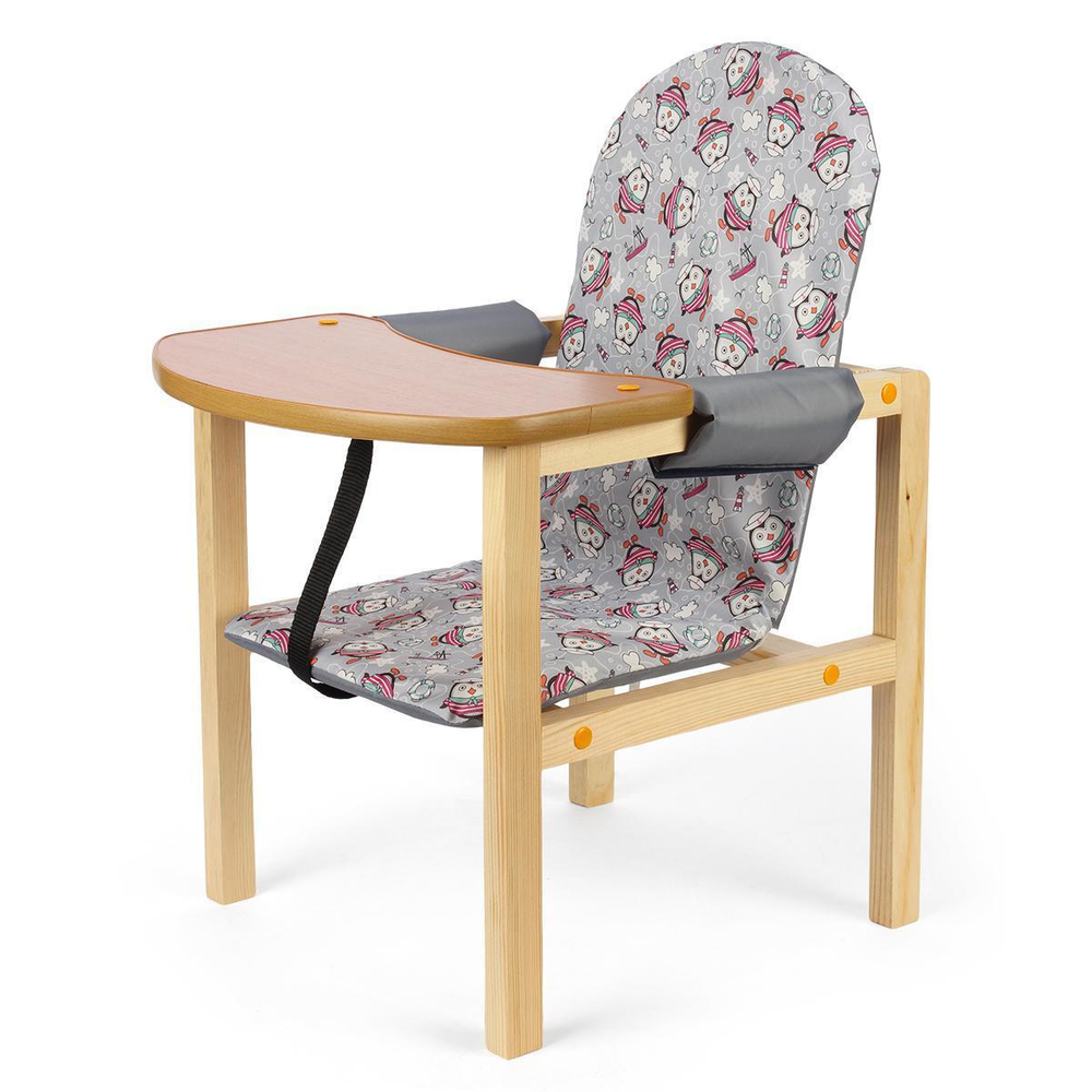 Стол-стул для кормления "Бутуз" (серый арт.СТД0211)