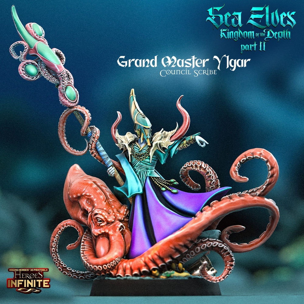 Idoneth Grand Master Ylgar