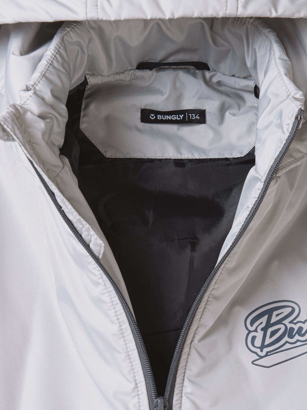 Бомбер с капюшоном "Жемчуг" утепленный 7+