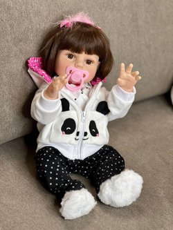 Кукла Реборн виниловая 48см в пакете (FA-064)