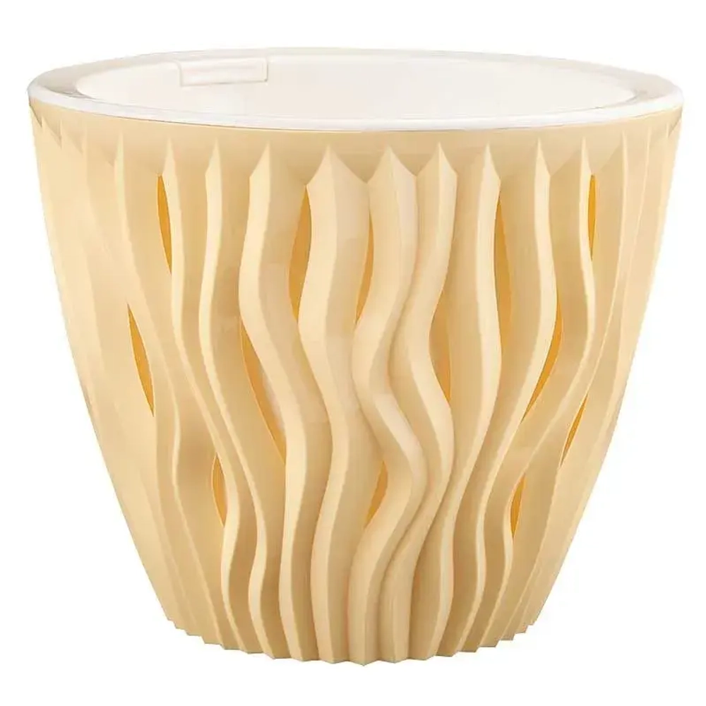 Кашпо Вдохновение (3 л.) Цв. Жёлтый (Арт. КШ-9259)