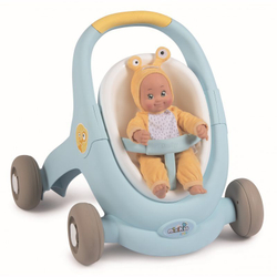 для кукол  Smoby MiniKiss  - коляска, ходунки 3в1