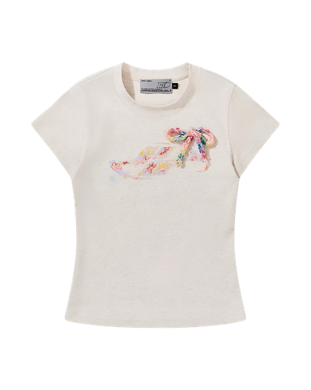 Женская футболка HARSHandCRUEL WMNS "Flowers" Crop Tee