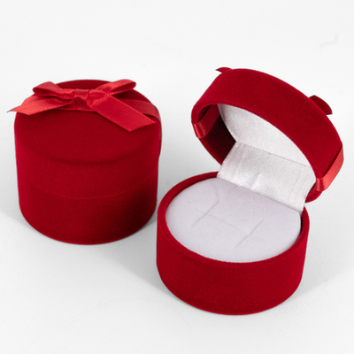 Футляр круглый с бантиком, серия "Романтика"