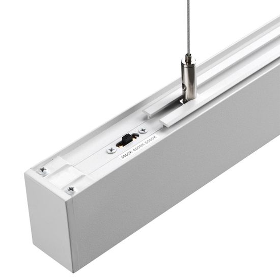 359604 OVER NT25 000 белый Светильник линейный светодиод. с переключ. цв. температуры IP20 LED 40W 220-240V 3000К\4000К\6000К FATTO