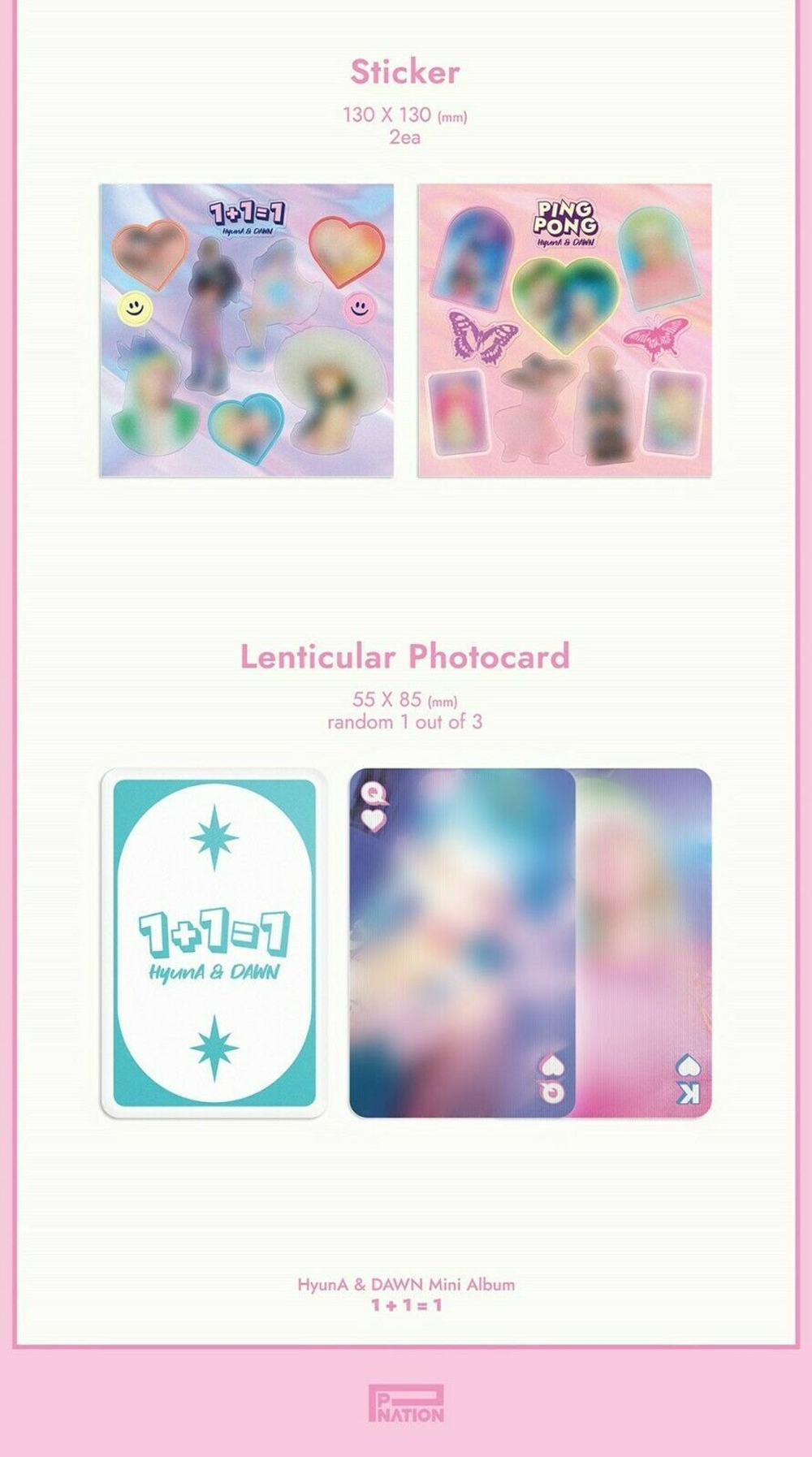 Альбом HYUNA & DAWN - 1+1=1 (с дефектом)