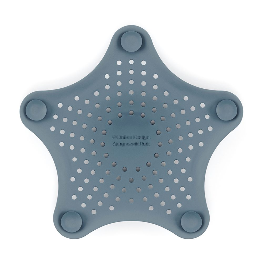 Фильтр для слива Starfish, серо-голубой