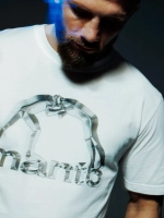 Футболка MANTO METAL белая