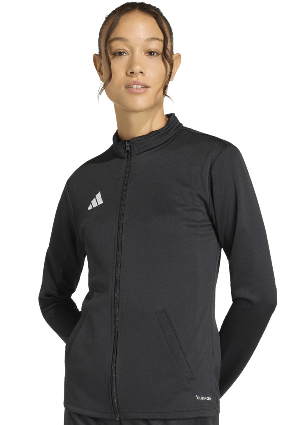 Женская теннисная куртка Adidas Entrada 26 - black/white