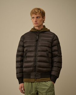 Пуховой бомбер C.P. Company D.D. Shell Bomber Down Jacket Black